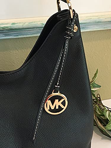 Michael Kors Women's Joan Large Slouchy Shoulder Bag Style 35S1GV9L3L (Black)