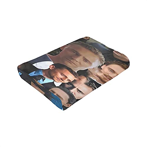 Tom Hiddleston Soft and Comfortable Warm Fleece Blankets Beach Blanket Picnic Blankets Throw Blankets (50"x40")