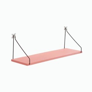 zotuoart nordic wooden wall shelf storage racks shelves drawers partition living room simplified stacks wall hanging pure wood floating shelves pink 16inch(40cm)-m