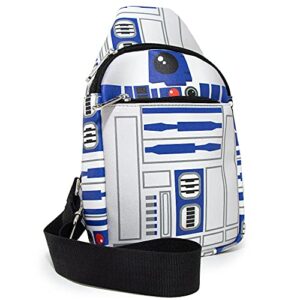 Buckle Down Star Wars Bag, Sling, R2-D2, Bounding, Vegan Leather