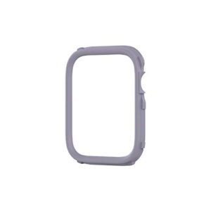 rhinoshield crashguard nx extra rim [only] compatible with apple watch se & series 6/5 / 4 [44mm] & series 3/2 / 1 [42mm] | additional accessory apple watch case – lavender