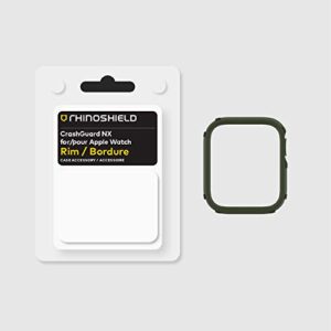 RhinoShield CrashGuard NX Extra Rim [ONLY] Compatible with Apple Watch SE & Series 6/5 / 4 [44mm] & Series 3/2 / 1 [42mm] | Additional Accessory Apple Watch Case - Lavender