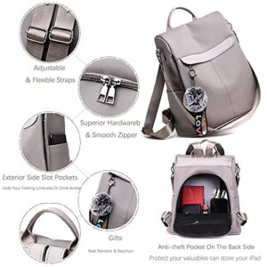 COFIHOME Backpack Purse Waterproof Shoulder Bag Contrast Color Anti-theft Purse for Women