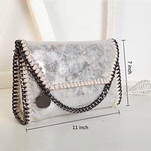 Beatfull Designer Chain Shoulder Purse for Women Soft Leather Quilted Clucth Fashion Message Crossbody bag