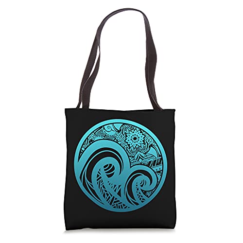 Maori Ocean Polynesian New Zealand Culture Tattoo - Vintage Tote Bag