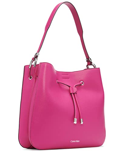 Calvin Klein Harmony Draw String Bucket Bag, Orchid Flower