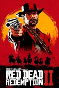 cinemaflix red dead redemption ii – video game poster – measures 16 x 24 inches