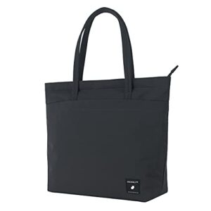 h hikker-link womens large waterproof tote bag shoulder bag with multi-pocket for work gym pool and daily bags black
