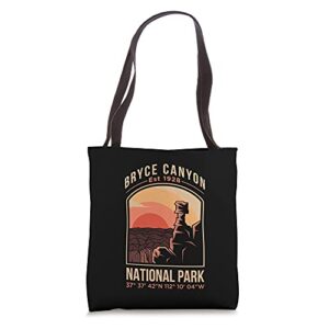 bryce canyon national park us utah state tote bag