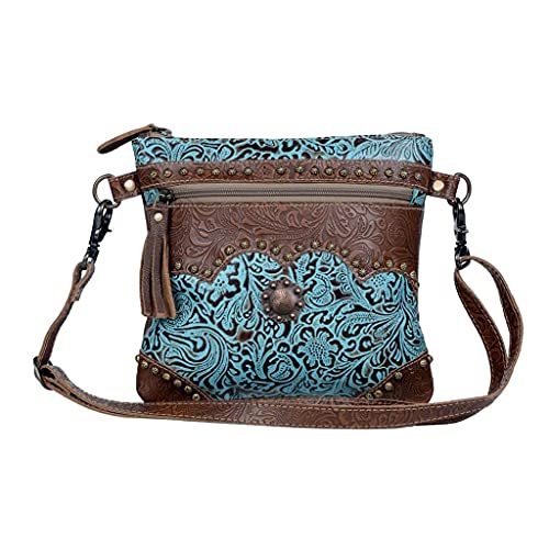 Myra Bag Women's Azure Tooled Brown One Size