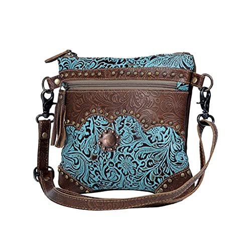 Myra Bag Women's Azure Tooled Brown One Size