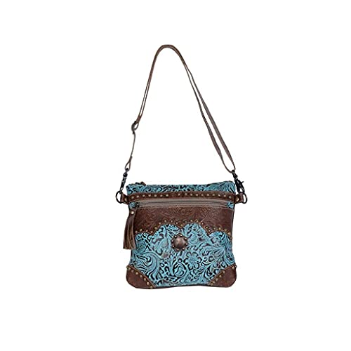 Myra Bag Women's Azure Tooled Brown One Size