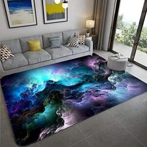 galaxy rug bedroom living room kitchen area rugs nebula throw rugs yoga floor mat carpet 79×63 inch