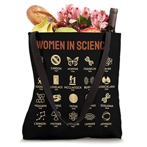 Women In Science, History Of Science Tote Bag