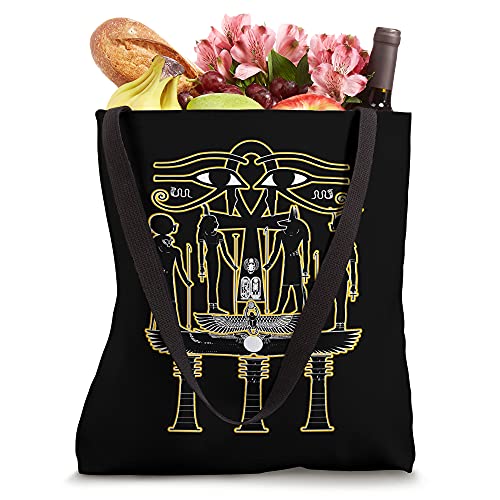 Egypt Egyptian God Kemetic Neter Ra Maat Anubis Hathor Tote Bag