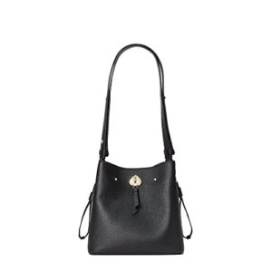 Kate Spade New York Marti Small Convertible Drawstring Bucket Bag (Black)