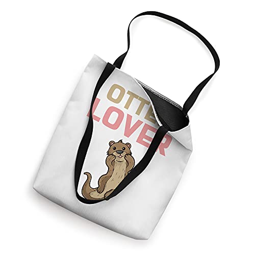 Otter Lover Cute Illustrated Otter Tote Bag