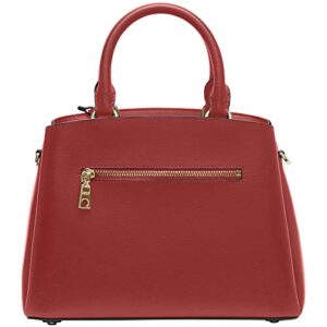 DKNY Paige MD Satchel, Bright RED