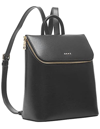 DKNY womens Dkny Bryant Tz Backpack, Black/Gold, One Size US