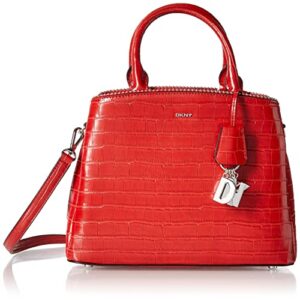 dkny paige md satchel, bright red