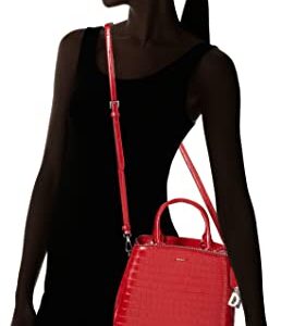 DKNY Paige MD Satchel, Bright RED