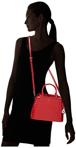 DKNY Paige MD Satchel, Bright RED