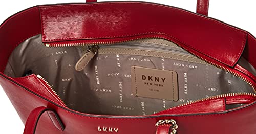 DKNY womens Dkny Bryant Md Tote, Bright Red, One Size US