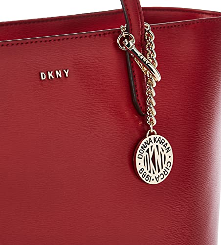 DKNY womens Dkny Bryant Md Tote, Bright Red, One Size US