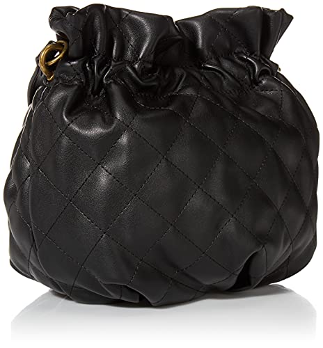 The Drop Women's Josie Drawstring Bucket Bag, Black, One Size