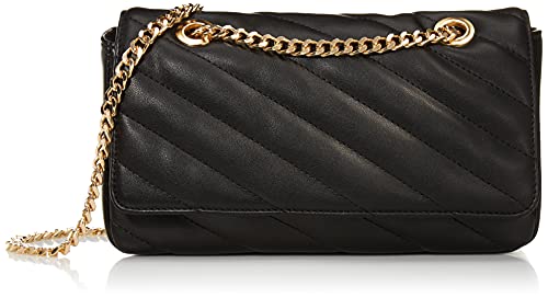 The Drop Women's Koko Quilted Flap Bag, Black, One Size