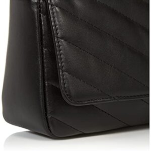 The Drop Women's Koko Quilted Flap Bag, Black, One Size