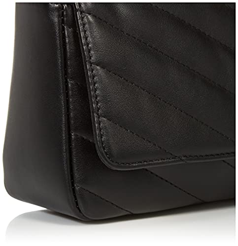 The Drop Women's Koko Quilted Flap Bag, Black, One Size