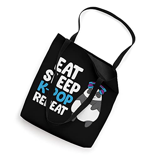 Eat Sleep K Pop Repeat Women Men Kids K-Pop Music Tote Bag