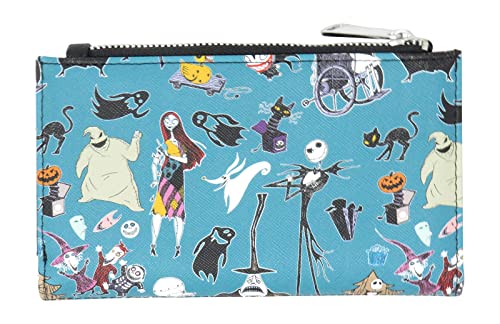 Loungefly Disney The Nightmare Before Christmas Allover Print Bi-fold Wallet