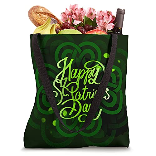 Irish Design Happy St Patricks Day Tote Bag