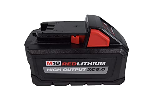 MilwaukeeTool 48-11-1862 M18 Lithium-Ion High Output 6.0Ah Battery Pack (2-Pack)