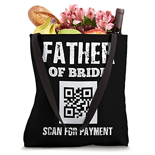 Father of the bride funniest wedding graphic design Tote Bag