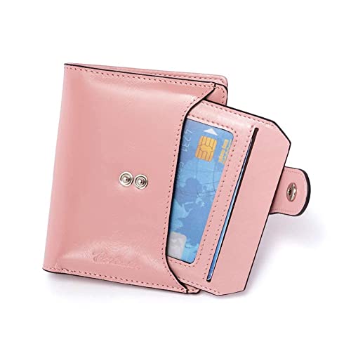 BOSTANTEN Product Image Women Leather Handbag Designer Top Handle Satchel Shoulder Bags Crossbody Purses Pink and Women Leather Wallet RFID Blocking Small Bifold Zipper Pocket Wallet Card Case Purse