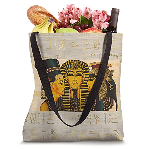 Ancient Egyptian Queen Nefertiti, Cleopatra , king tut Tote Bag