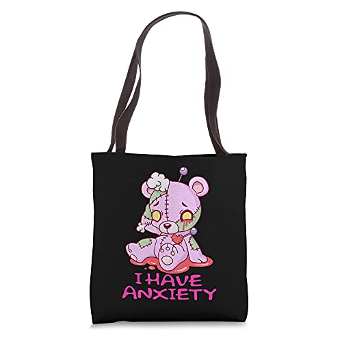 Pastel Goth Pastel Goth Anime Teddy Tote Bag