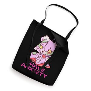 Pastel Goth Pastel Goth Anime Teddy Tote Bag