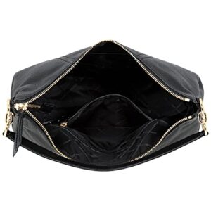 Sienna Large Pebbled Leather Shoulder Bag