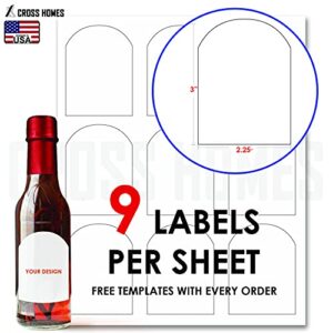 Glass Bottle, Hot Sauce Bottles Woozy bottles Empty 5 Oz 36 sets with Shrink Capsules, Printable bottle labels, mini liquor bottles, Small glass bottles sauce bottle mini wine bottles with lids RED