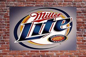 kexle miller lite beer metal sign wall decor tin poster 8x12inches