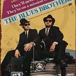 Kexle Wall Decor 8x12 Inch 1980 Blues Brothers Movie Outdoor Indoor Tin Metal Signs