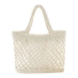 monanoat straw large tote bag shoulder bag for women straw handbag vintage handwoven bag summer beach bag