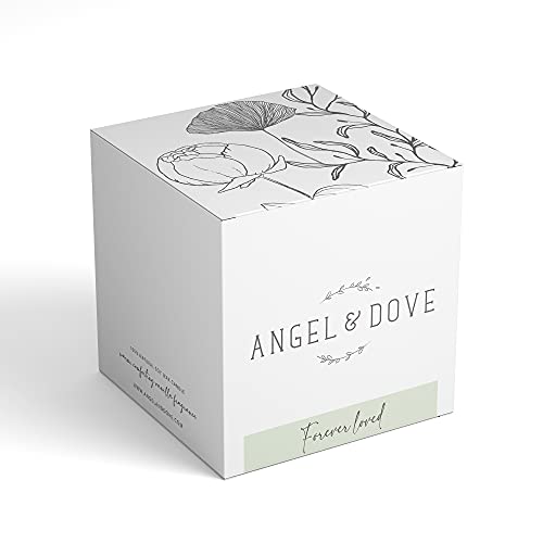 ANGEL & DOVE 'Forever Loved' Soy Wax Remembrance Candle - Sympathy Gift, Memorial to Light in Memory of a Loved One