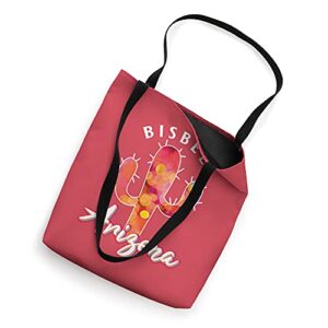 Bisbee Arizona USA Desert Cactus Cacti Vacation Souvenir Tote Bag