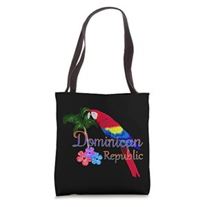 dominican republic tropical beach souvenir tote bag