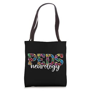 peds neurology doctor pediatrician- rn pediatric neuro nurse tote bag